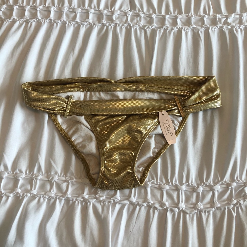 Gold Bikini Bottom - Victoria’s Secret Swim